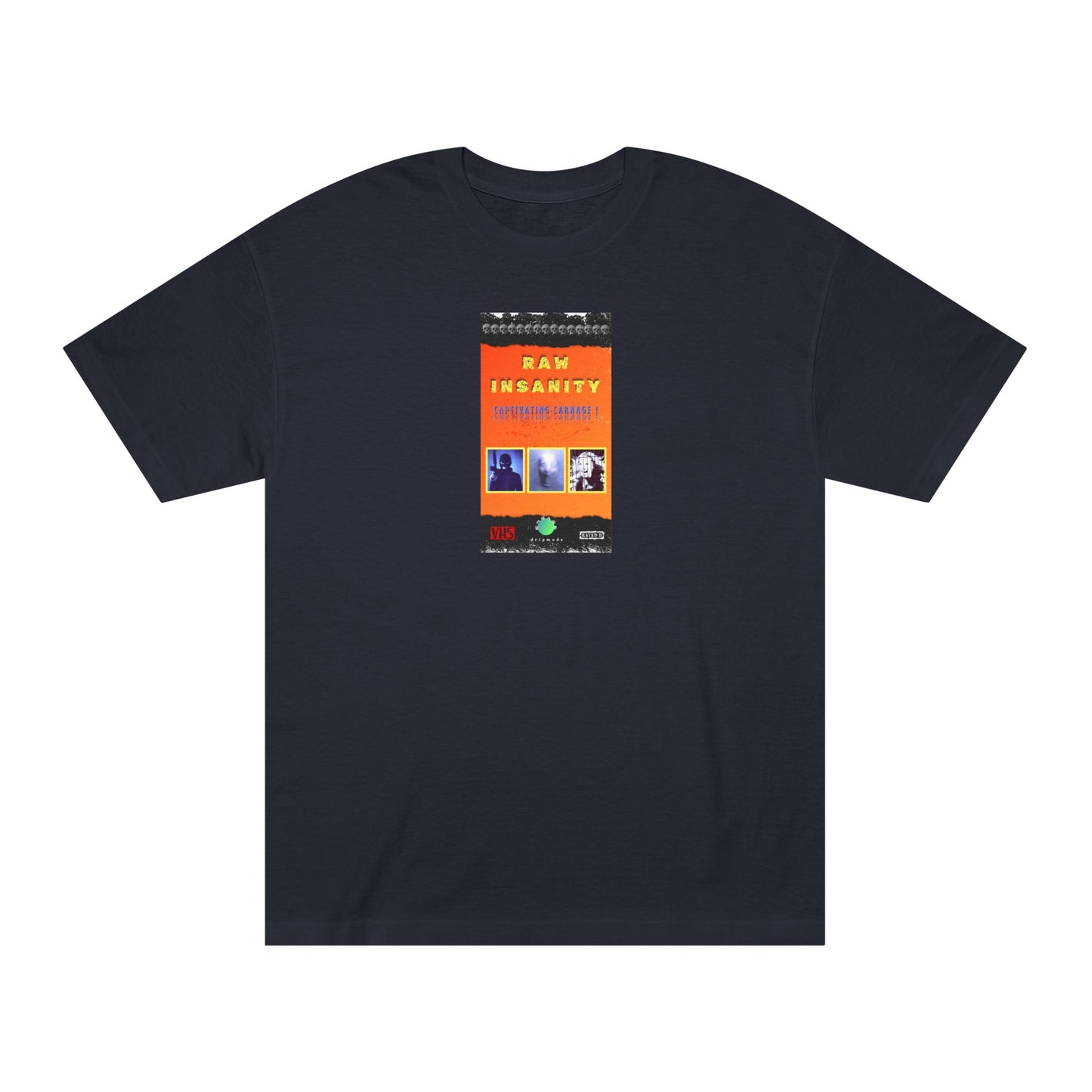 Raw Insanity VHS tee