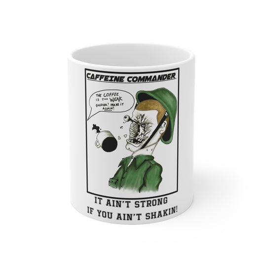 Caffeine Commander Mug 11oz