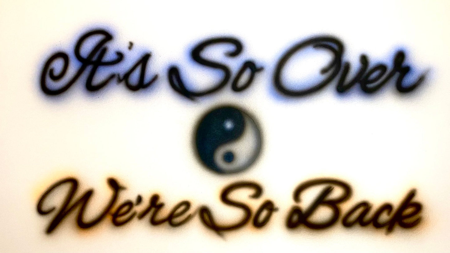 It's So Over, We're So Back